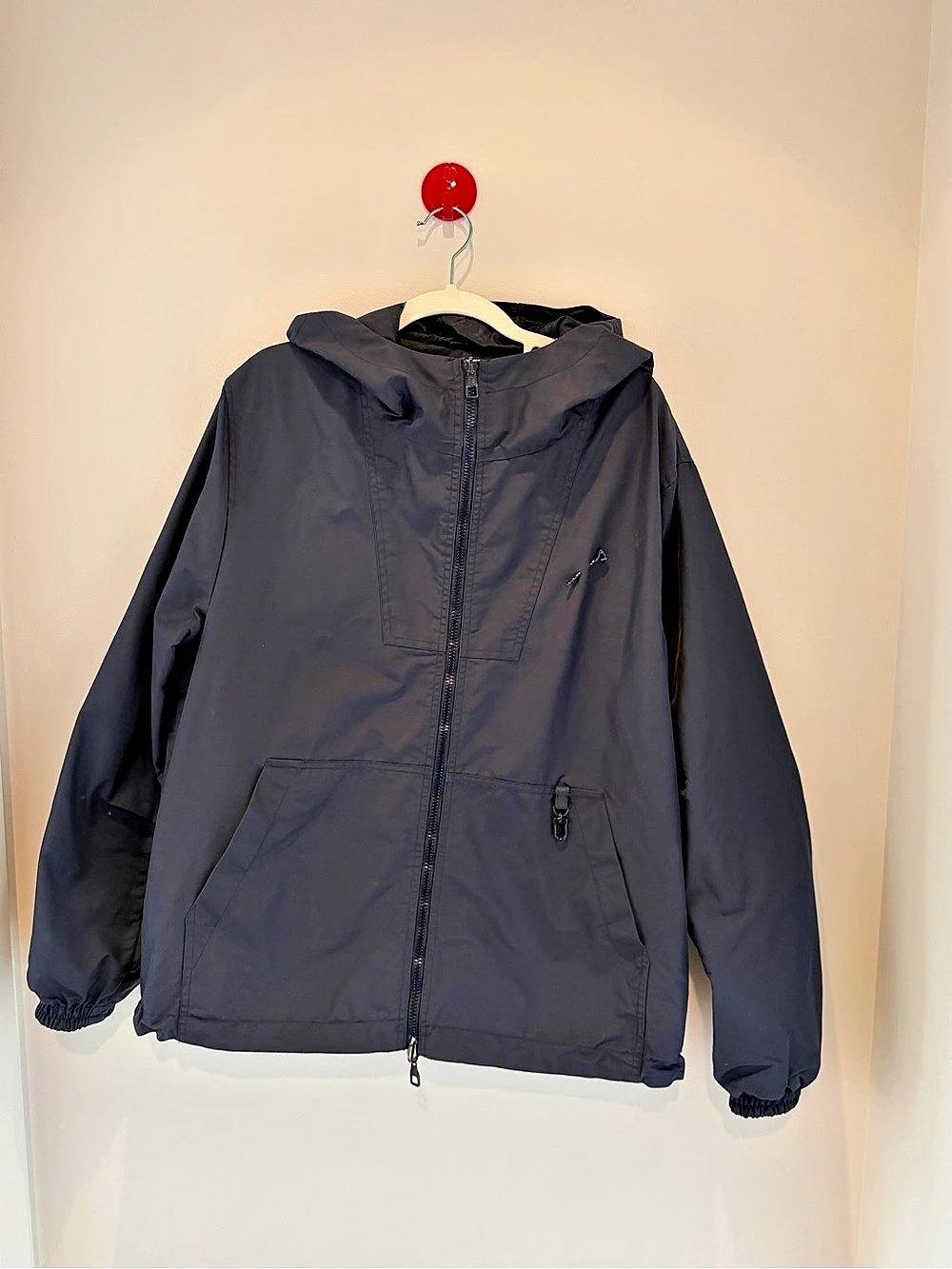 Louis Vuitton Navy Blue Reversible Monogram Hooded Jacket – Size 50